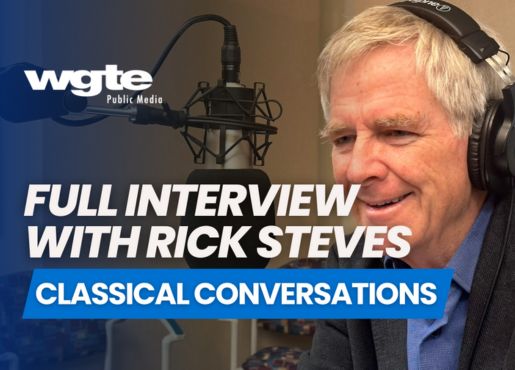 Rick Steves in Studio for a Classical Conversation Interview