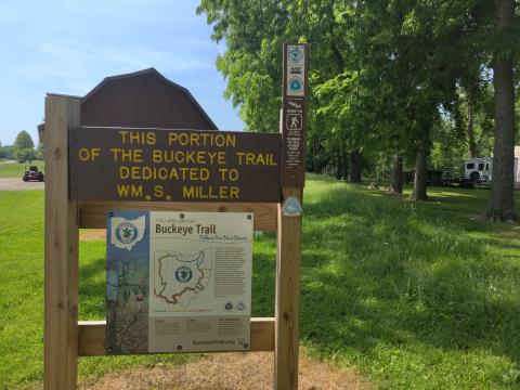 The Buckeye Trail is a system of trails that loop the state, spanning more than 1,400 miles.